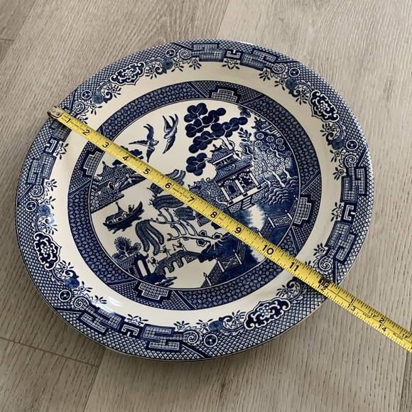 Blue Willow Churchill‎ | England Churchill Blue Willow Chop Plate Platter 12.5" - Picture 3 of 7